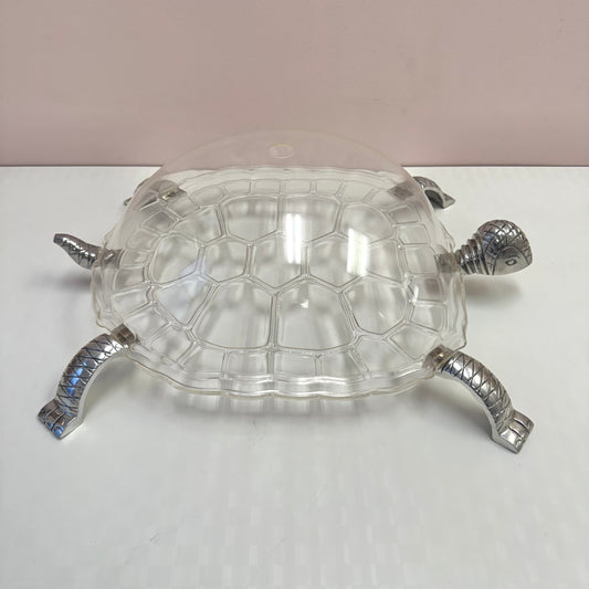 Vintage Arthur Court for Grainware Domed Turtle Serving Tray
