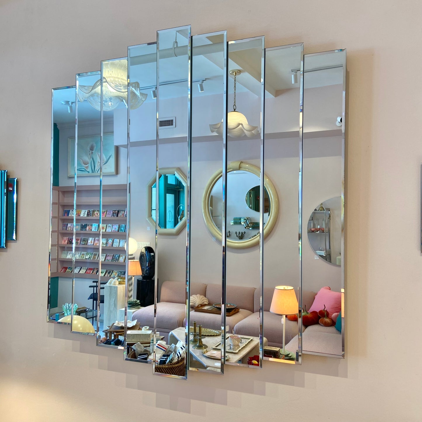 1980's Multi Panel Mirror