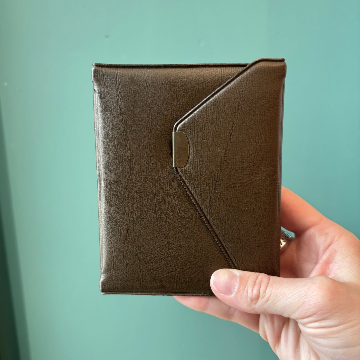 Vintage Set of Bridge Cards and Pad in Holder