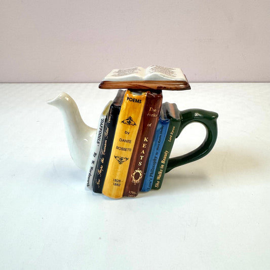 Vintage Decorative "Poetry Lovers" Mini Teapot by Tony Carter
