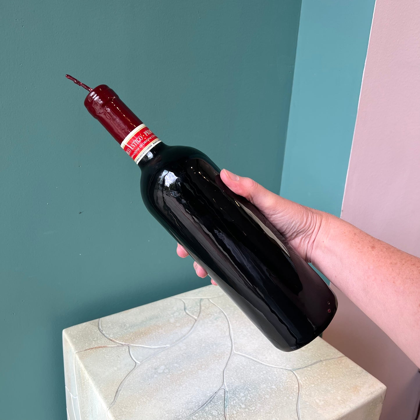 Buon Appetito Wine Bottle Candle