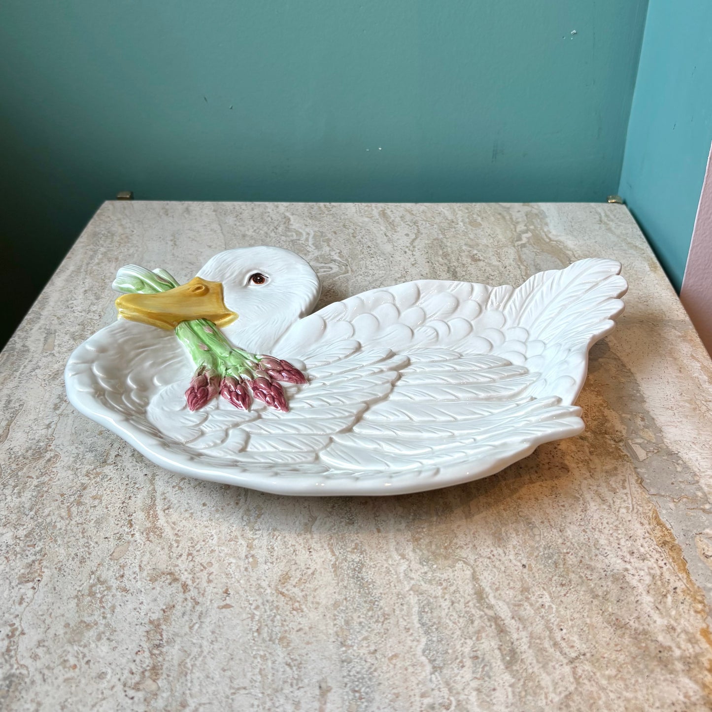 Vintage Ceramic Duck Dish by Fitz & Floyd