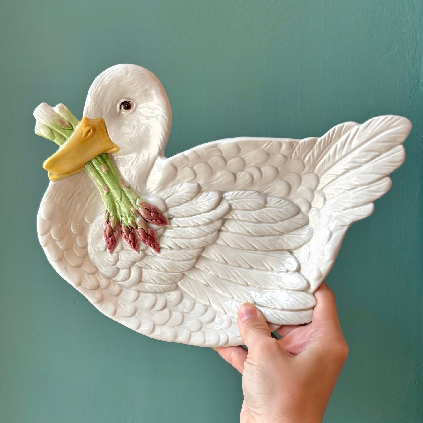 Vintage Ceramic Duck Dish by Fitz & Floyd