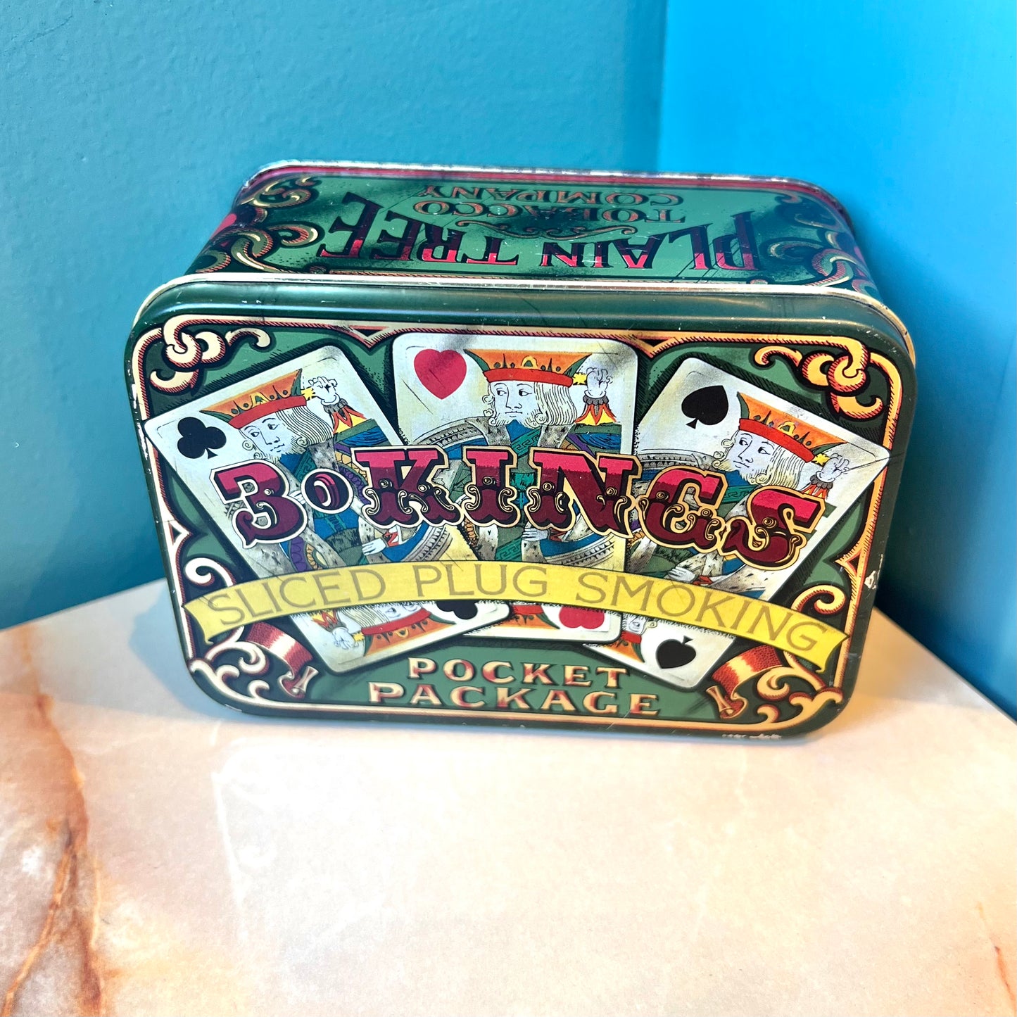 Vintage 3 Kings Tin Can Box
