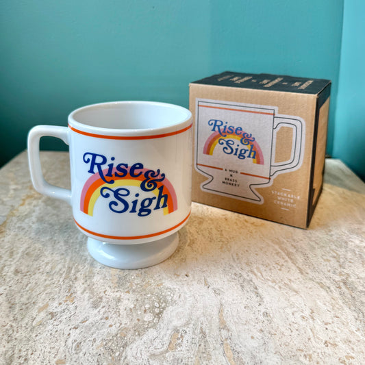 Rise & Sigh Pedestal Mug