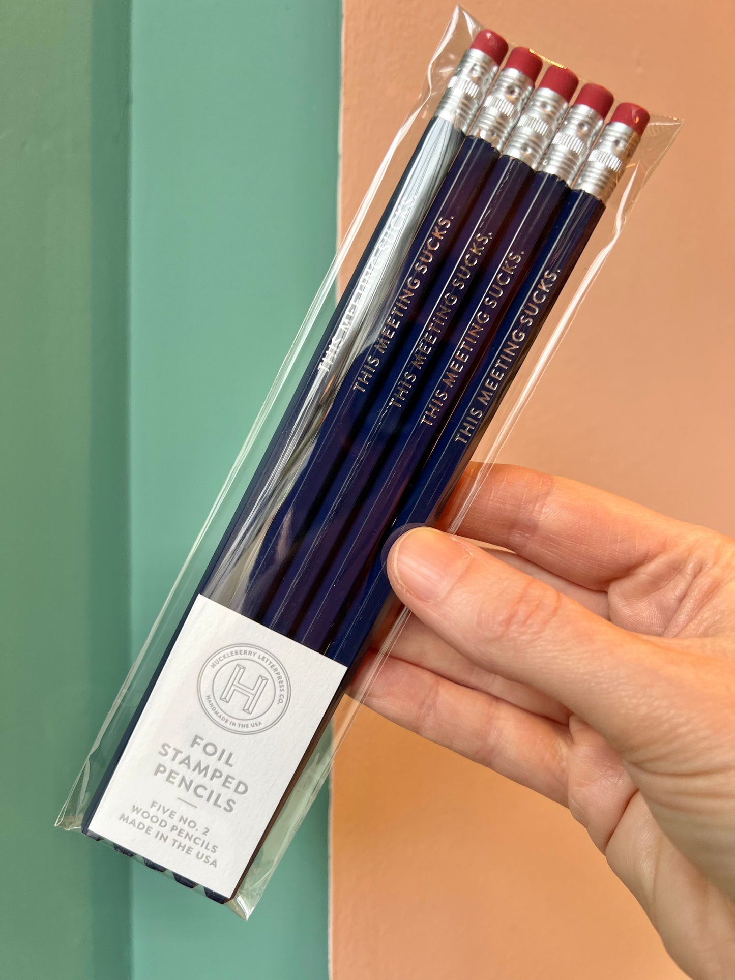 This Meeting Sucks - Pencil Pack of 5: No. 2 Pencils