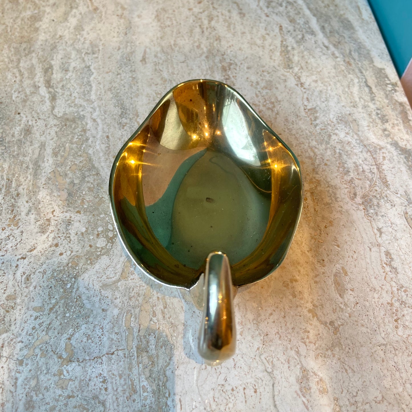 Vintage Brass Swan Trinket/Soap Dish 7”