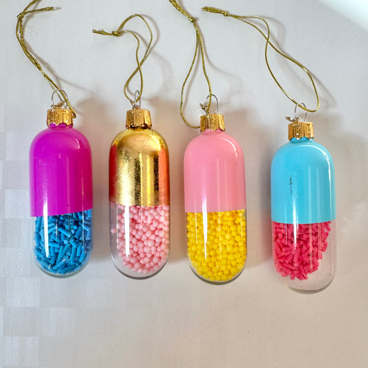 Happy Pill Ornament