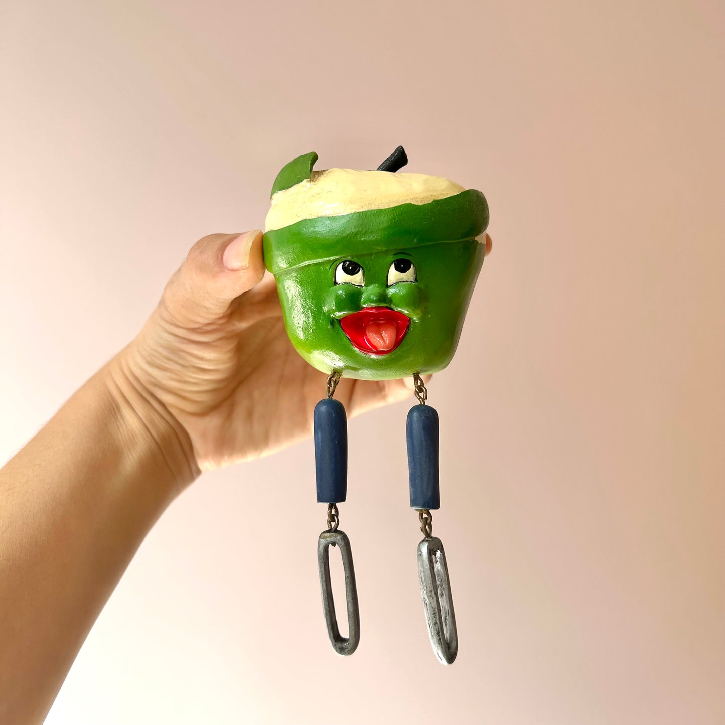 Vintage Set of 4 Apple Themed Shelf Sitters