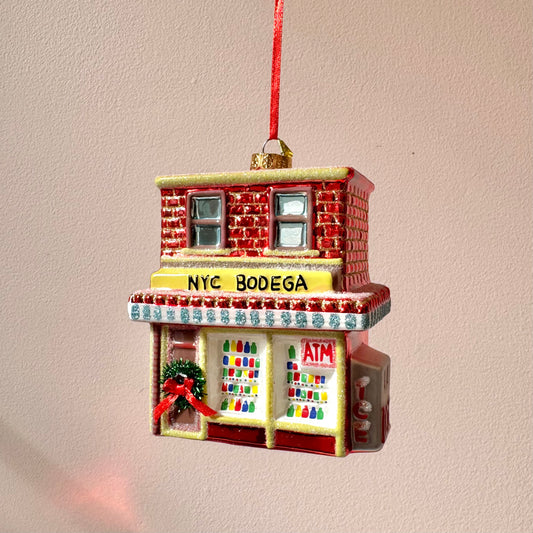 NYC Glass Bodega Ornament