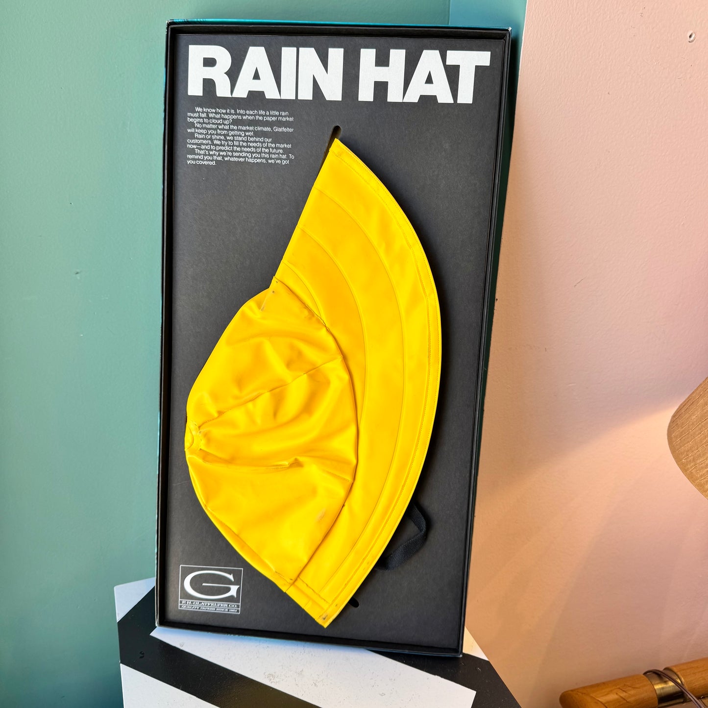 Vintage Advertising ‘Rain Hat’ Prototype