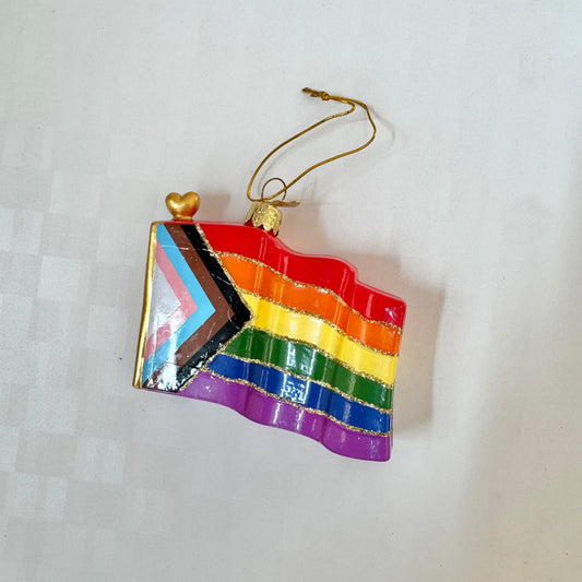 Pride Flag Ornament: Benefits Charity