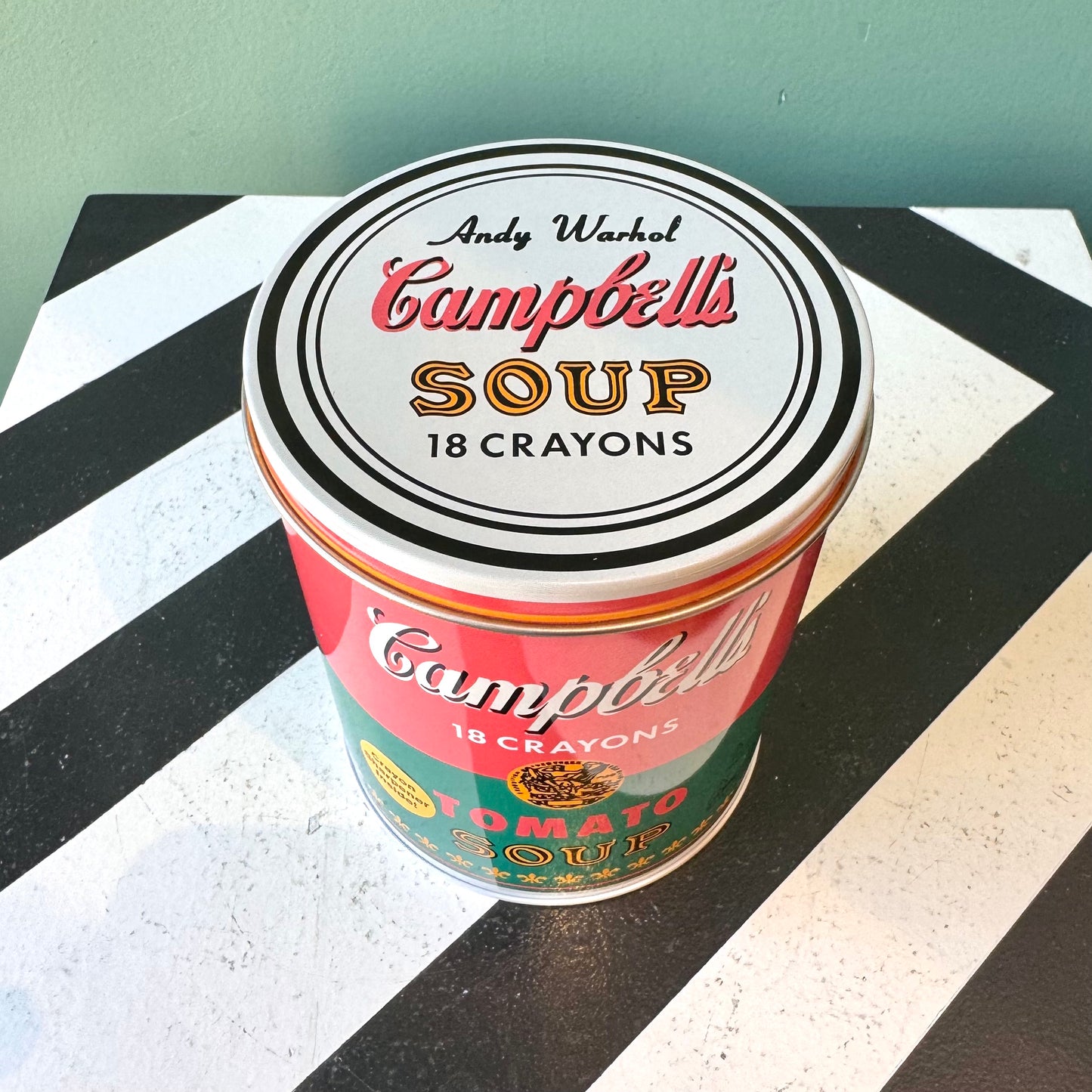 Andy Warhol Campbell's Soup Can Crayons Box