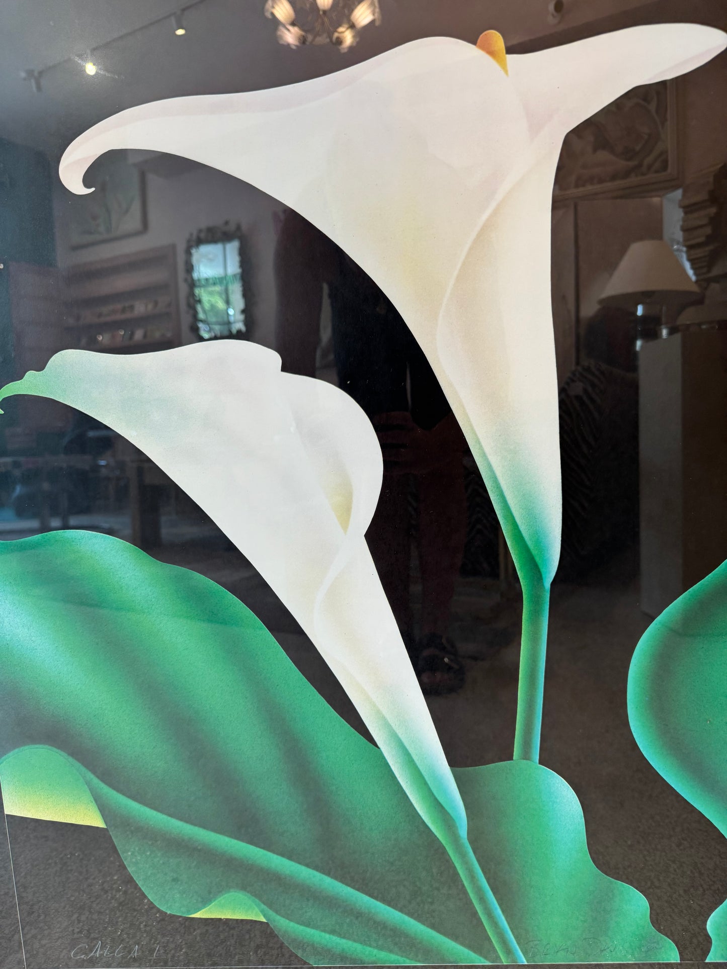 Vintage Exhibition Poster Titled "Calla 1" by Brian Davis