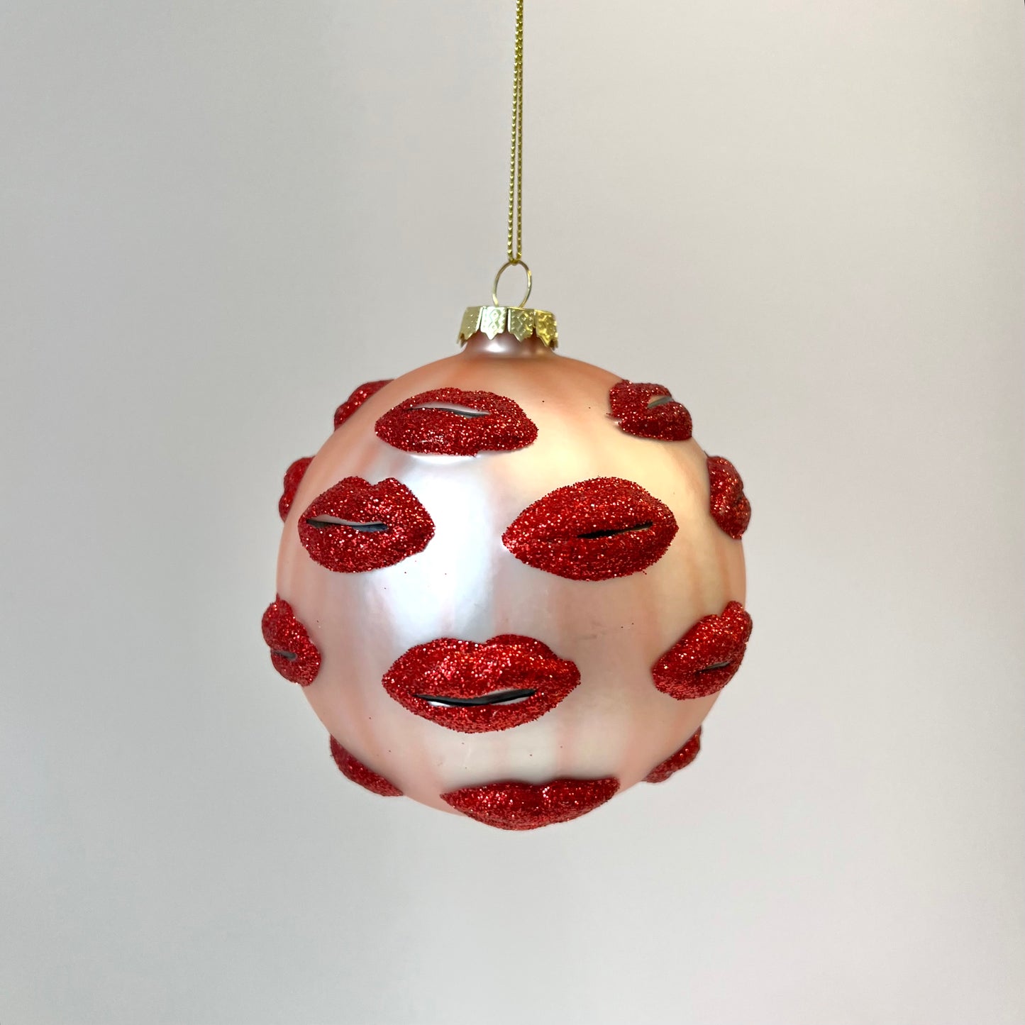 Lips Bauble Ornament