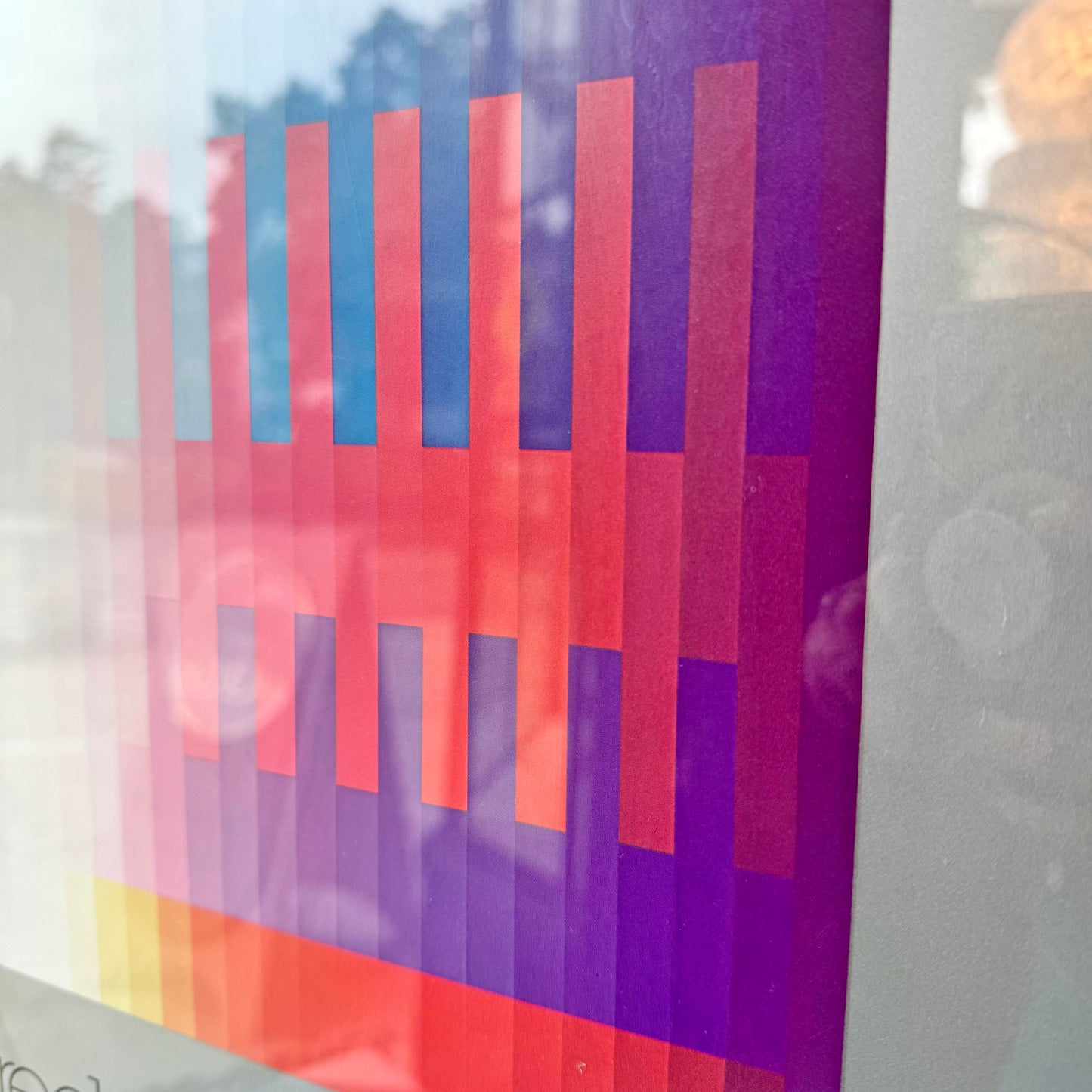 Vintage Framed AGAM Gallery Poster