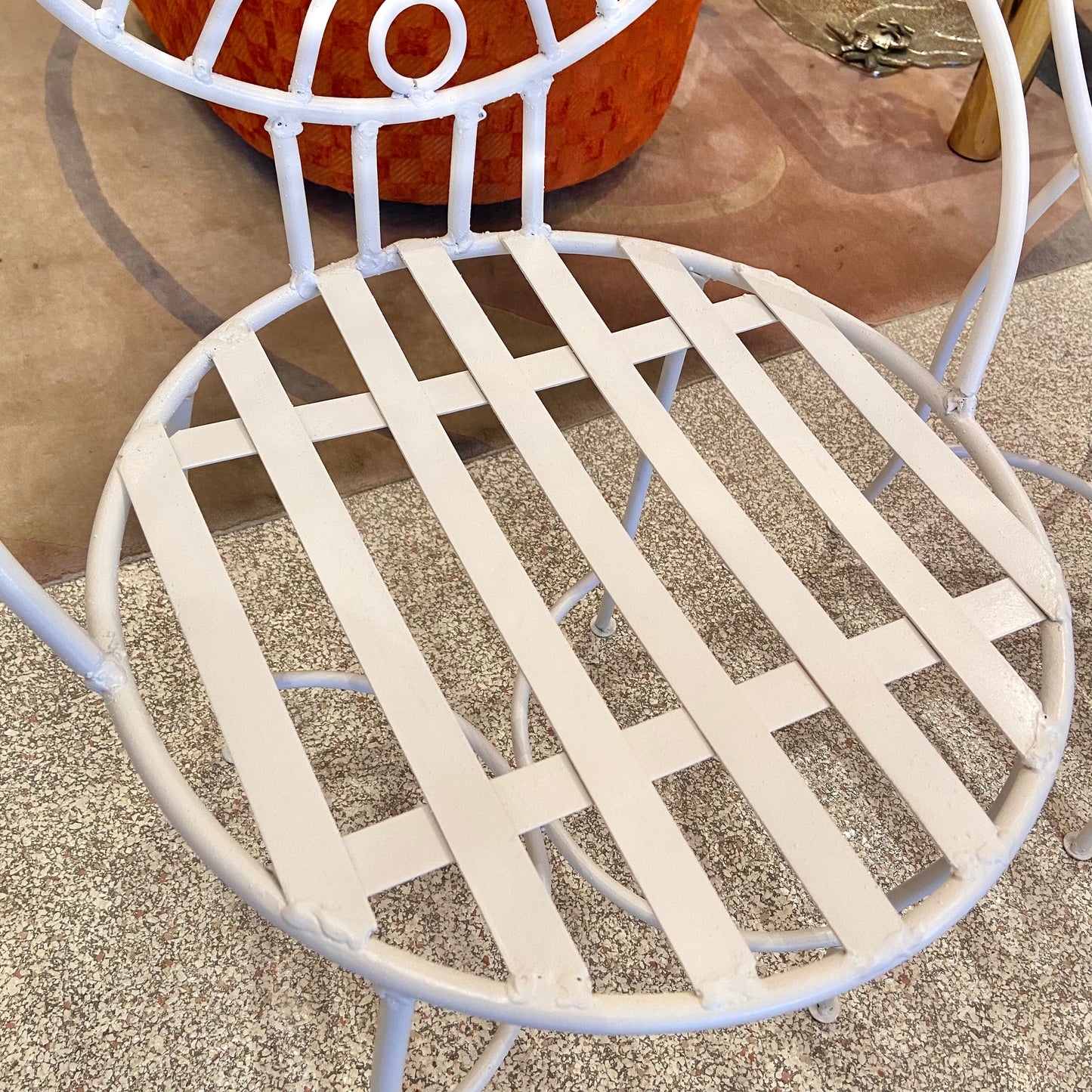 Pair of White John Risley Style Face Chairs