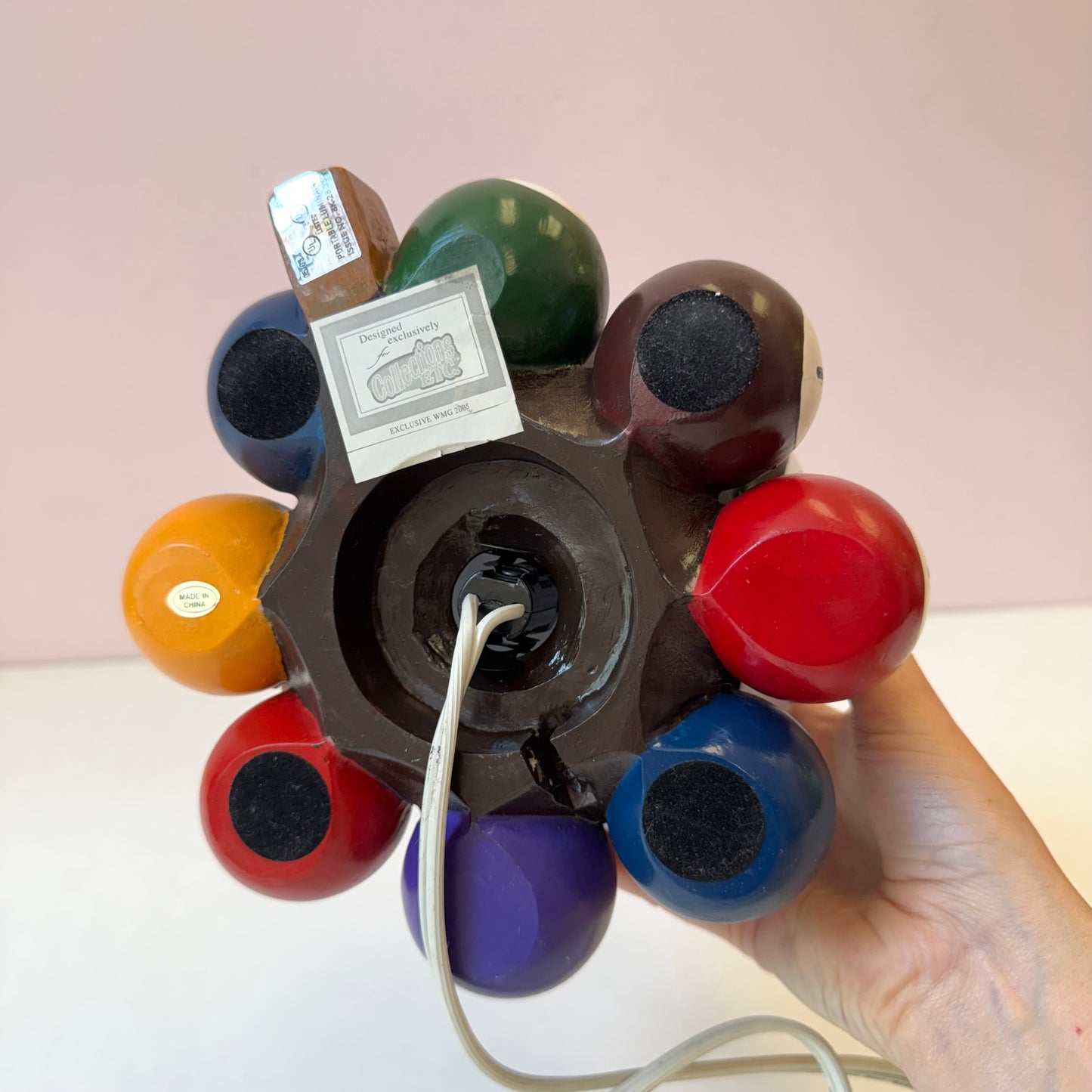 Vintage Billiard 8 Ball Table Lamp