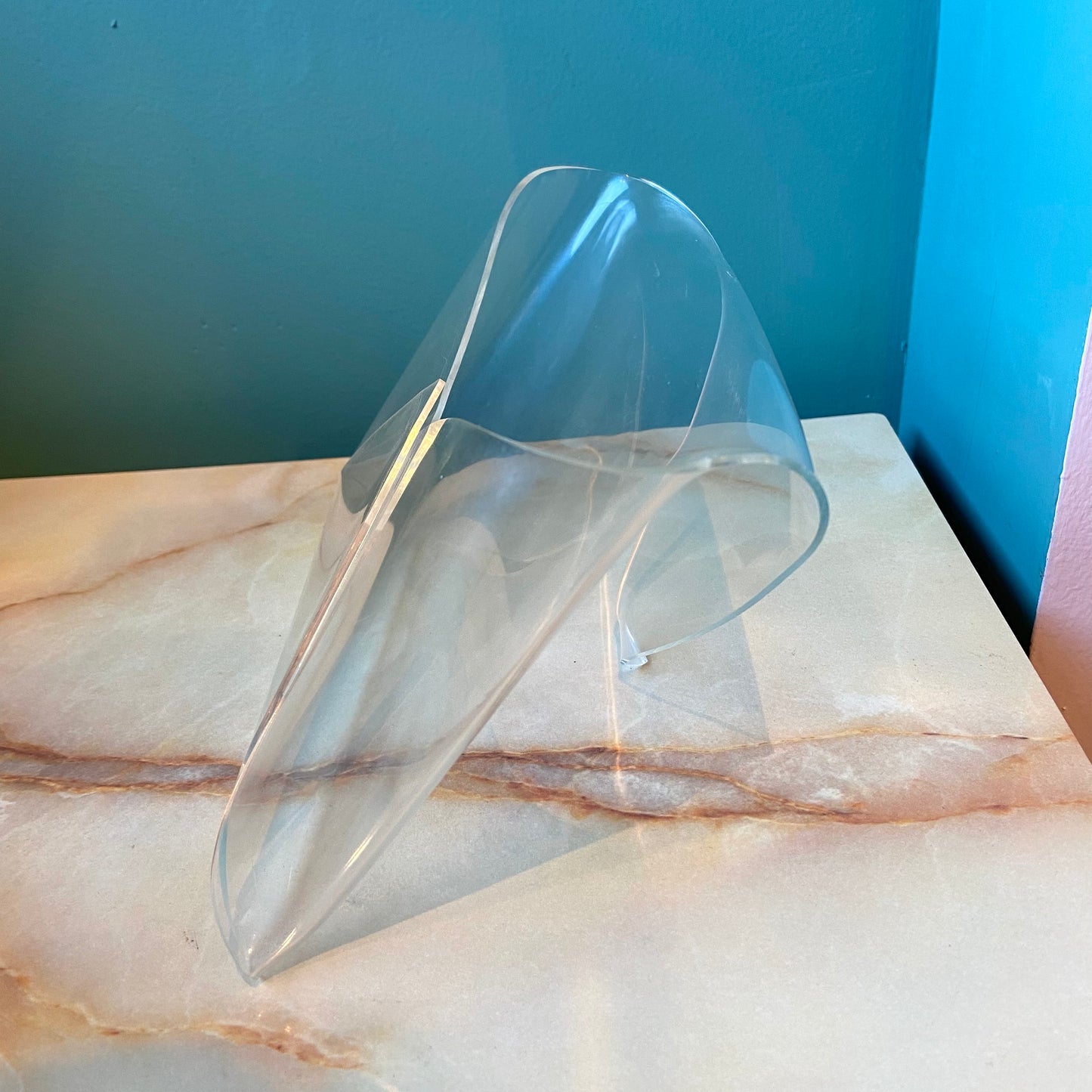 Vintage Lucite Envelope Desk Organizer