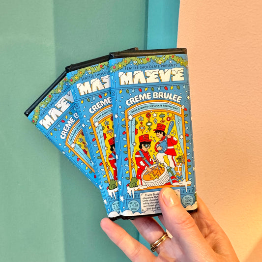 Creme Brulee Dark Chocolate Truffle Bar