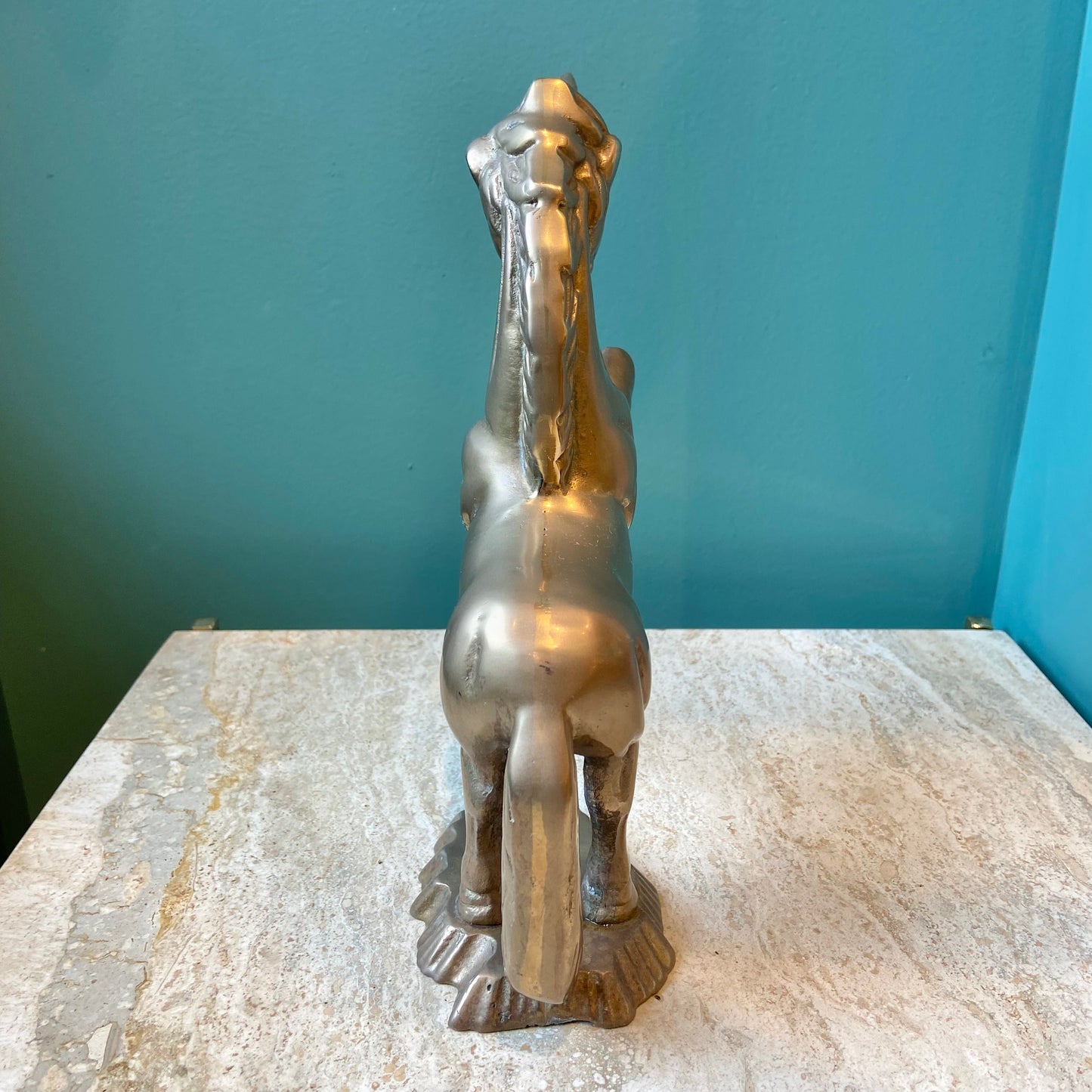 Vintage Brass Unicorn Statue