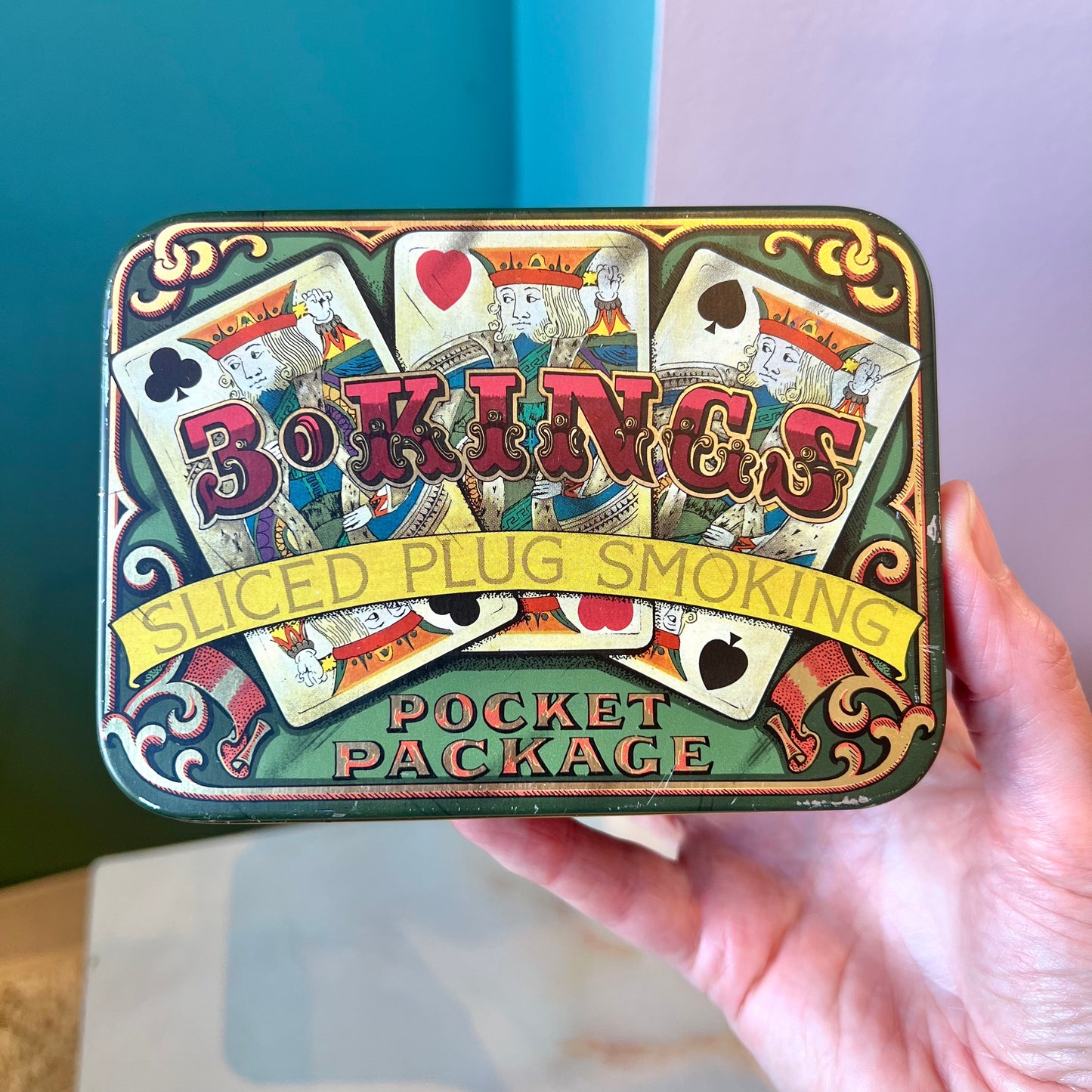 Vintage 3 Kings Tin Can Box