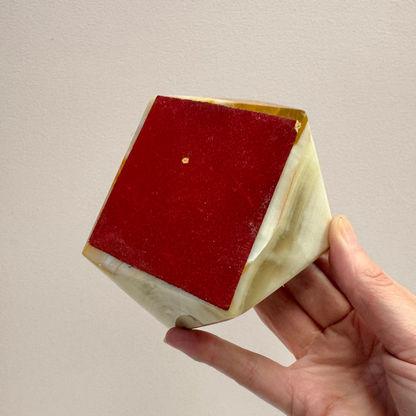 Vintage Onyx Stone Ashtray