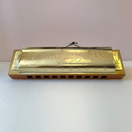 Vintage Oversized Decorative Harmonica