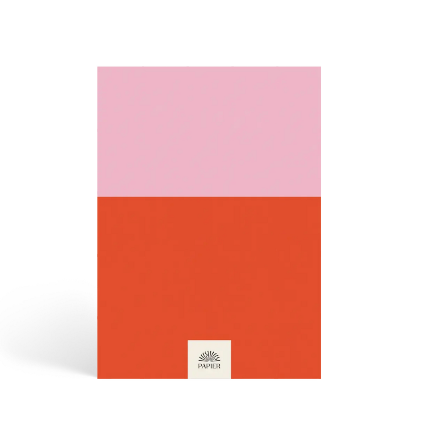 Pink and Red Colorblock Lined Notebook by Papier