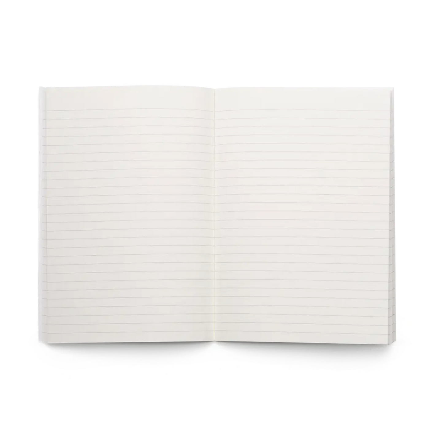 Pink and Red Colorblock Lined Notebook by Papier