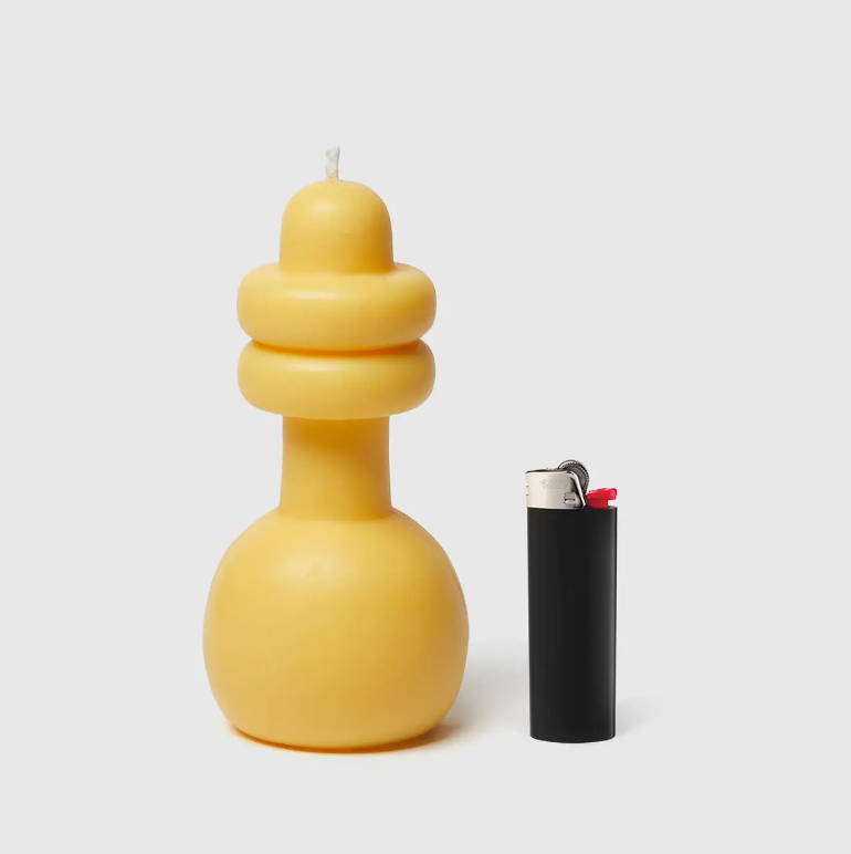Yellow Spindle Candle Bub