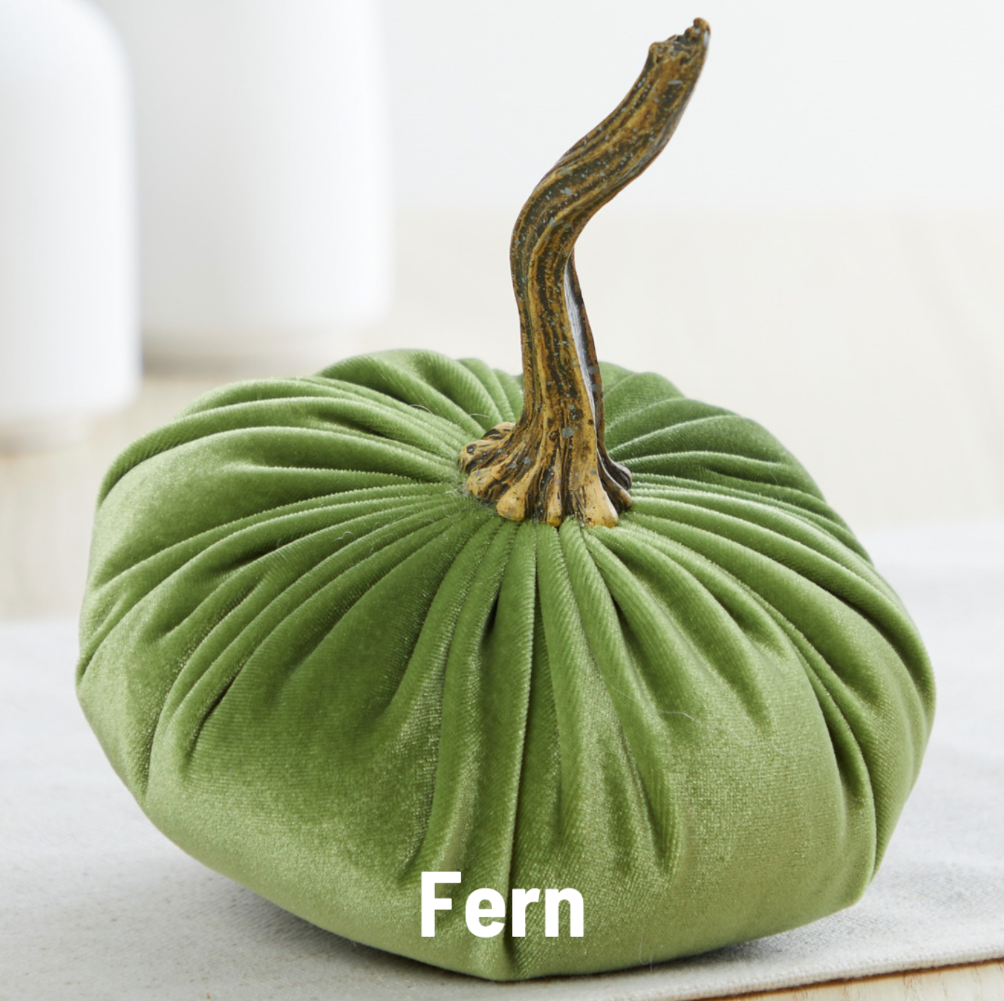 Small Handmade Velvet Pumpkins