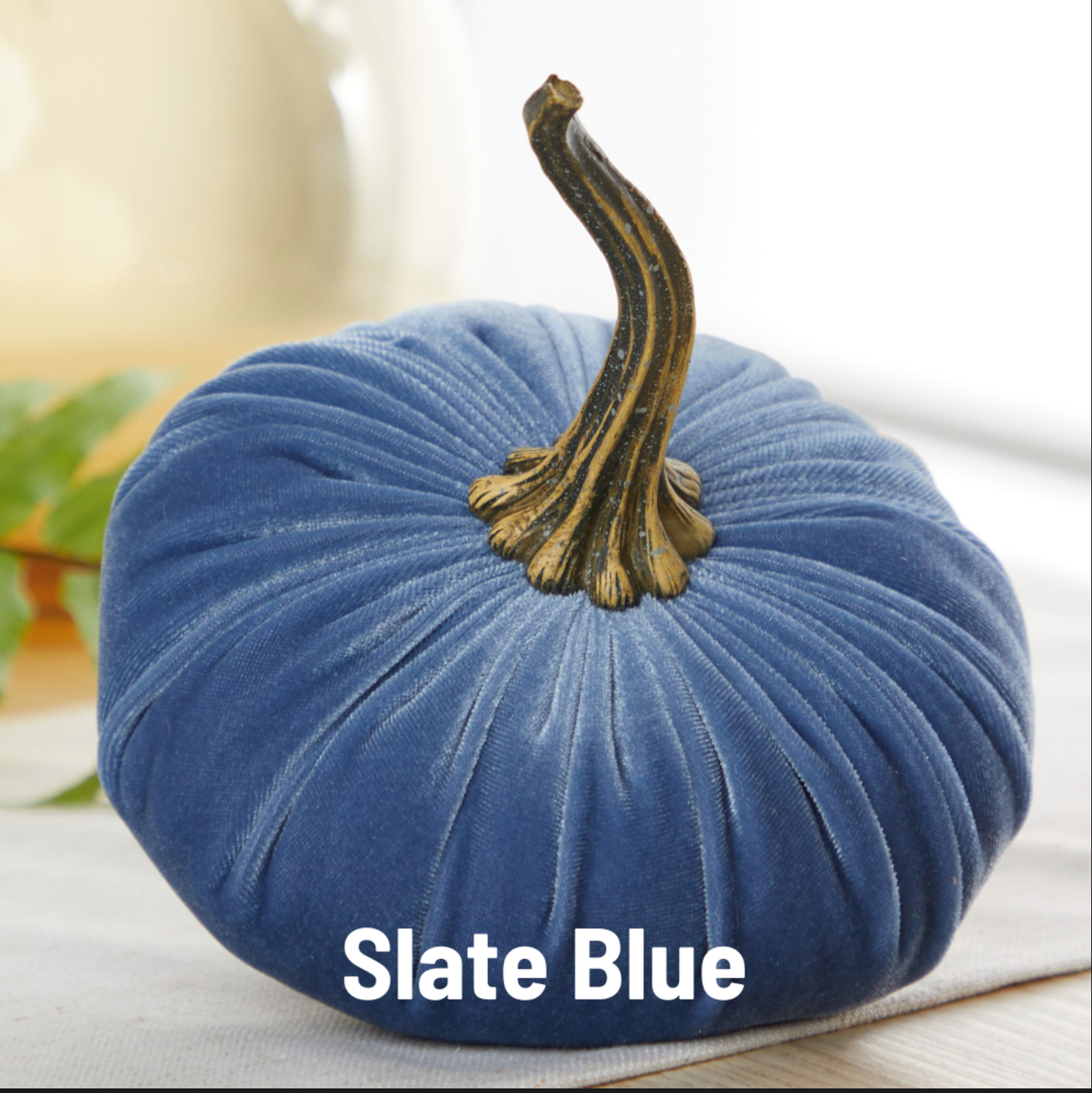 Medium Handmade Velvet Pumpkins