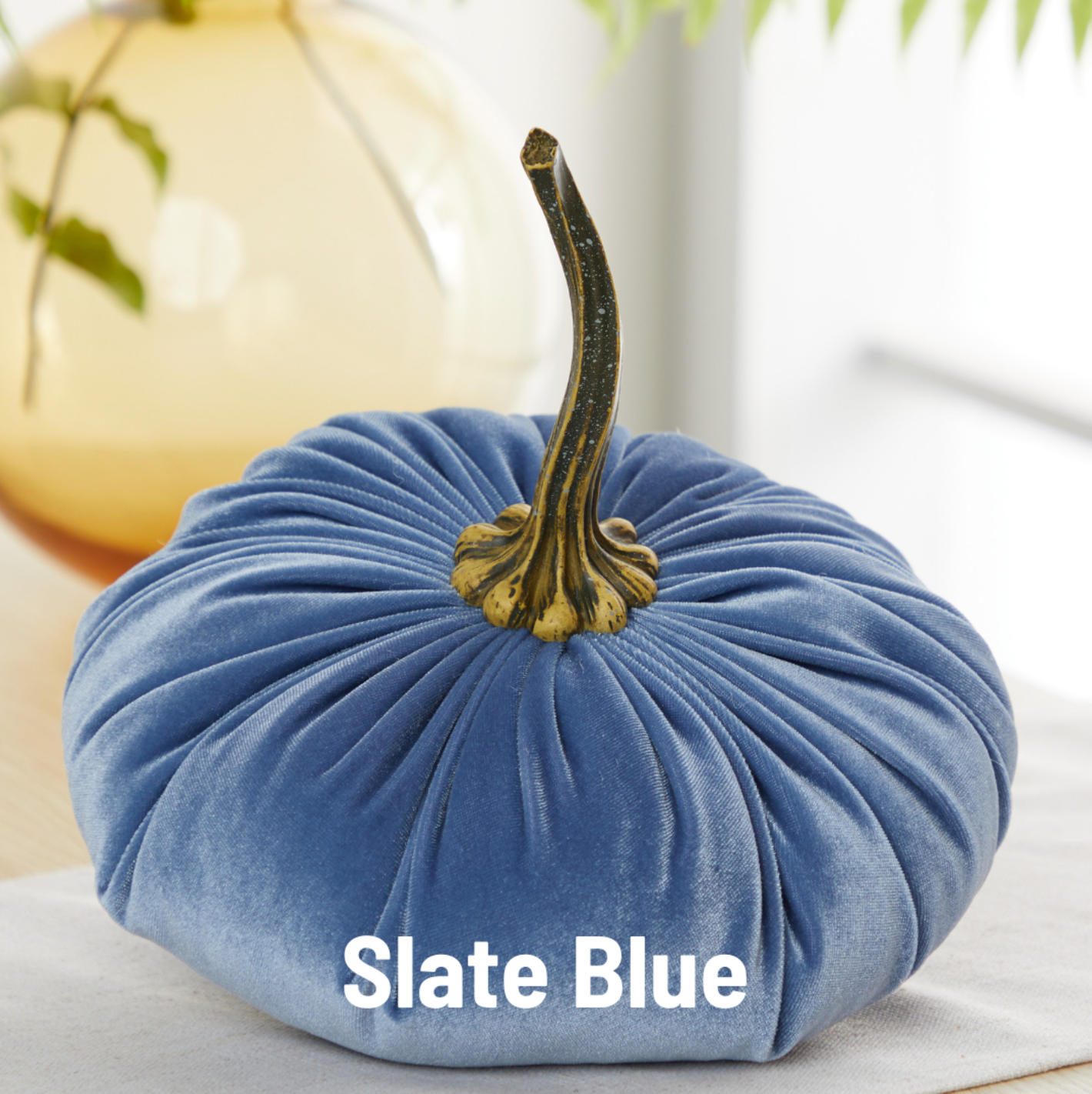 Large Handmade Velvet Pumpkins