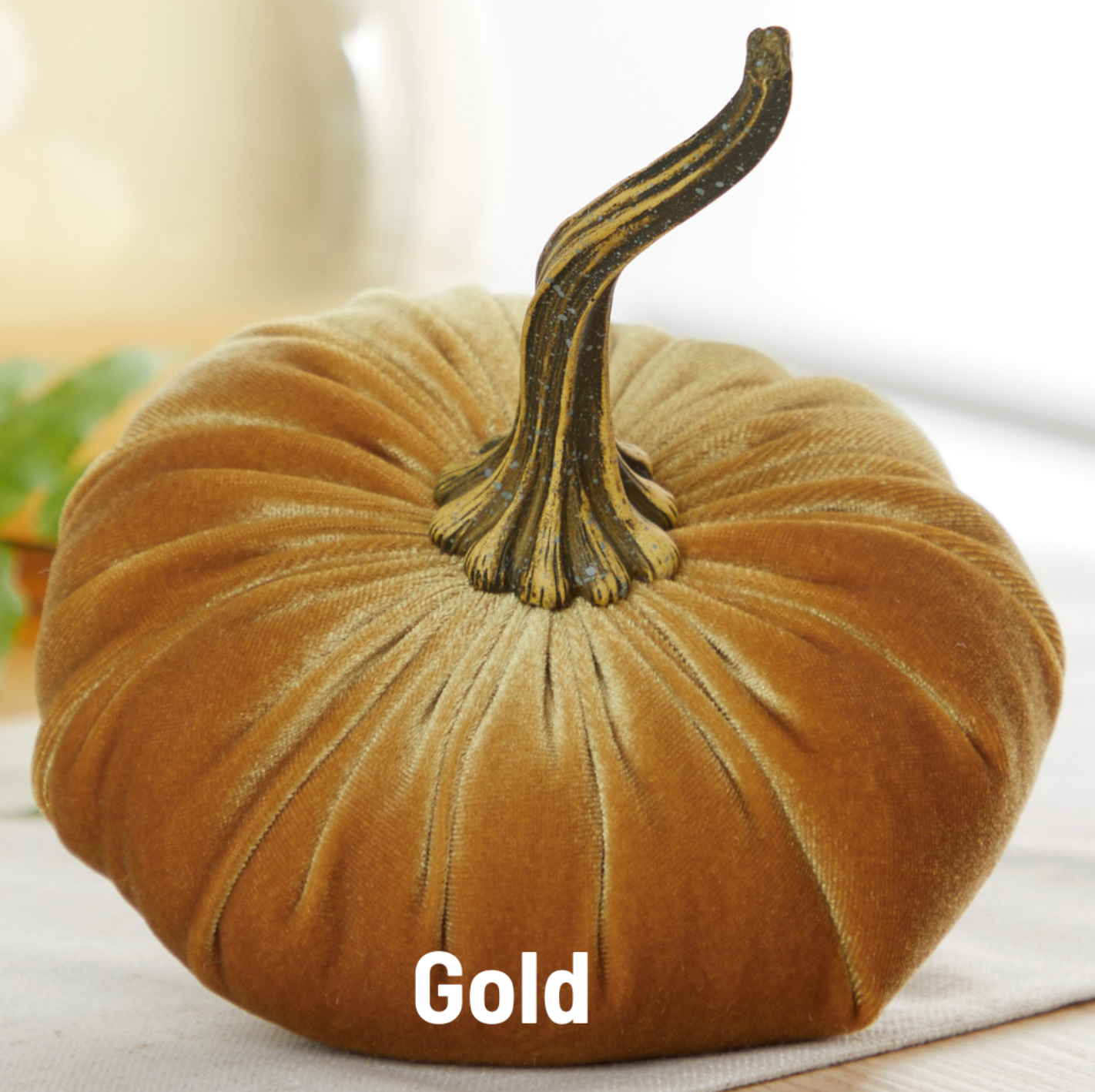 Medium Handmade Velvet Pumpkins