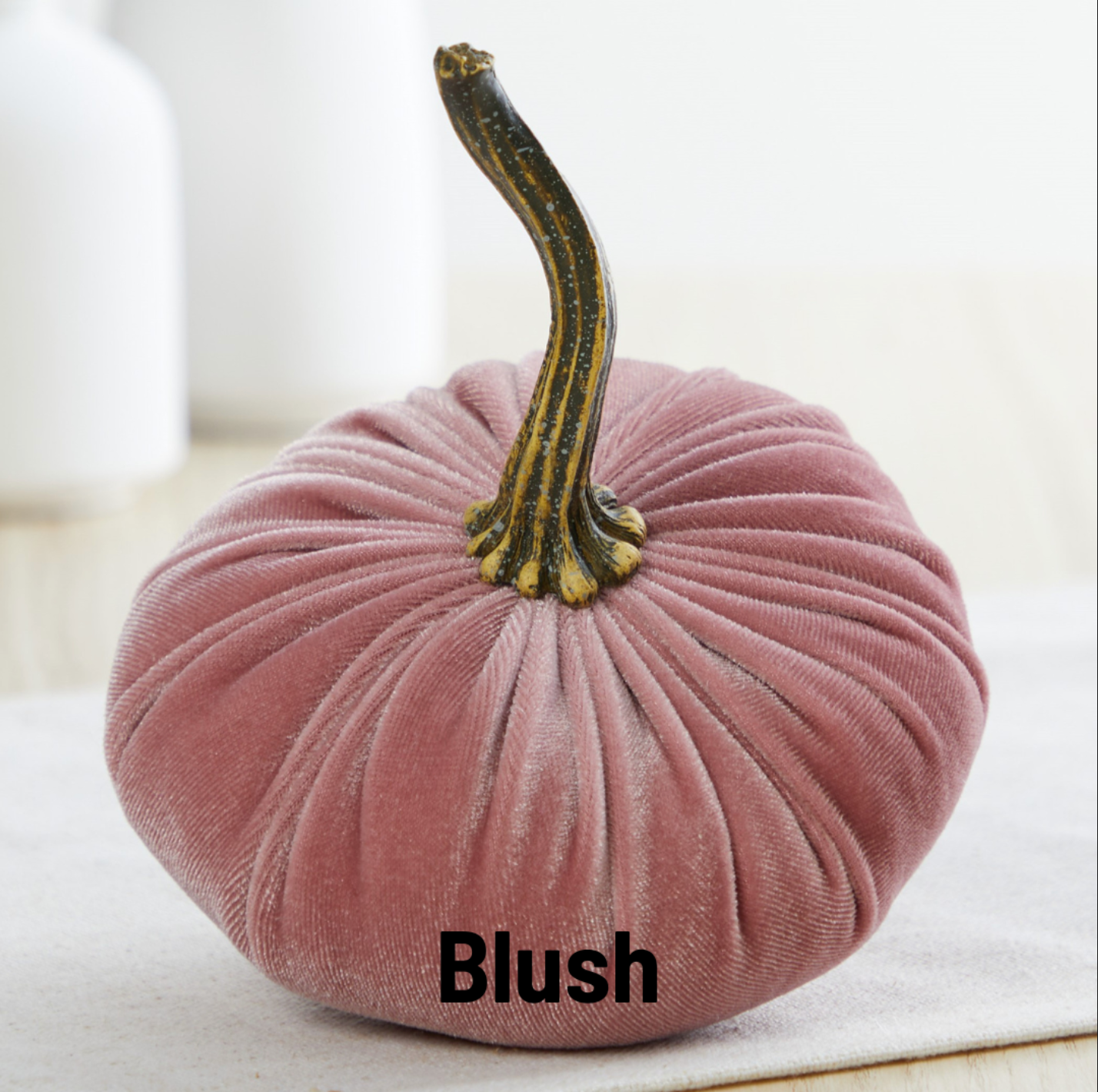 Small Handmade Velvet Pumpkins