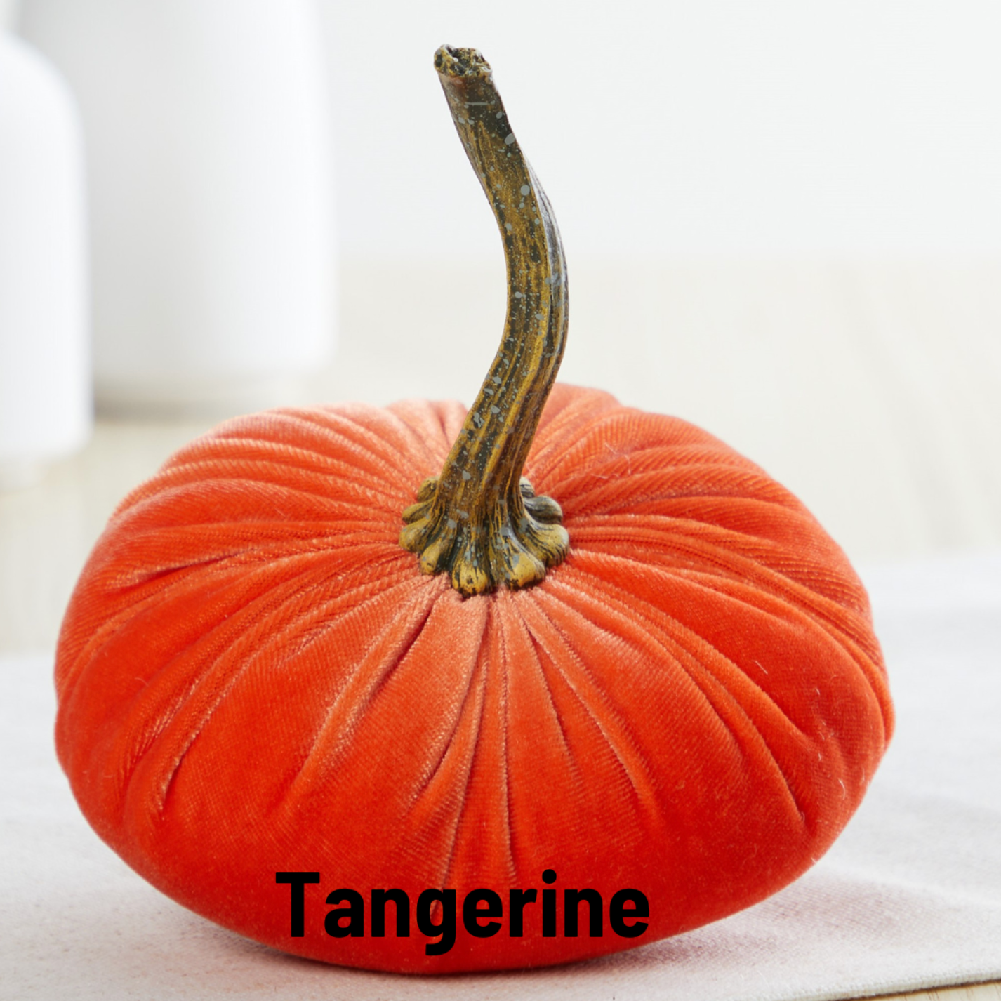 Small Handmade Velvet Pumpkins