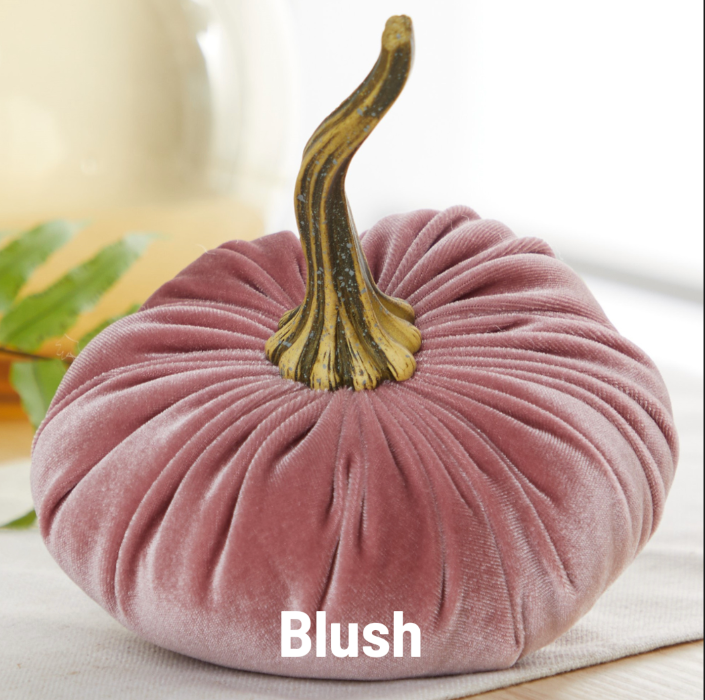 Medium Handmade Velvet Pumpkins