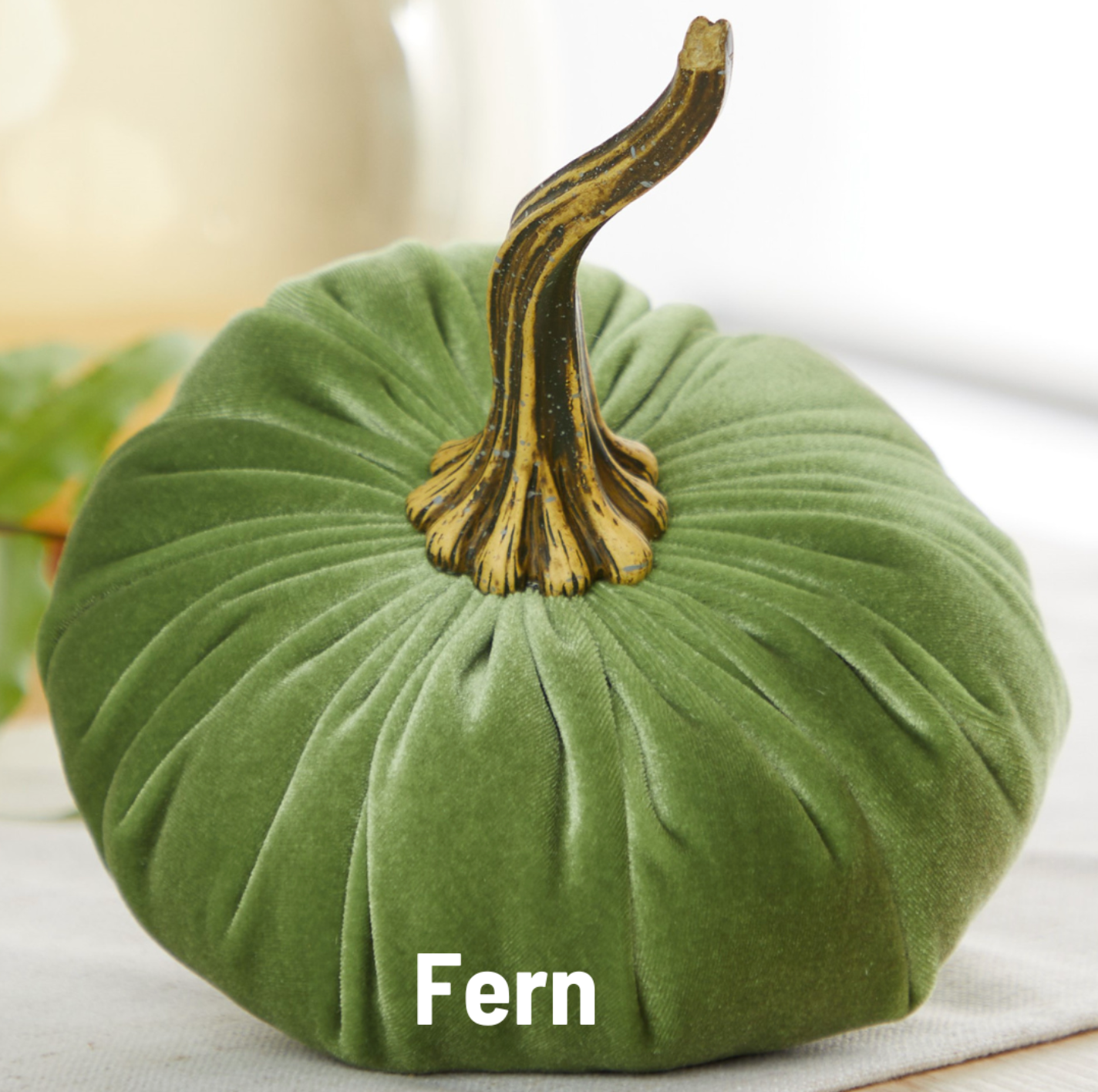 Medium Handmade Velvet Pumpkins