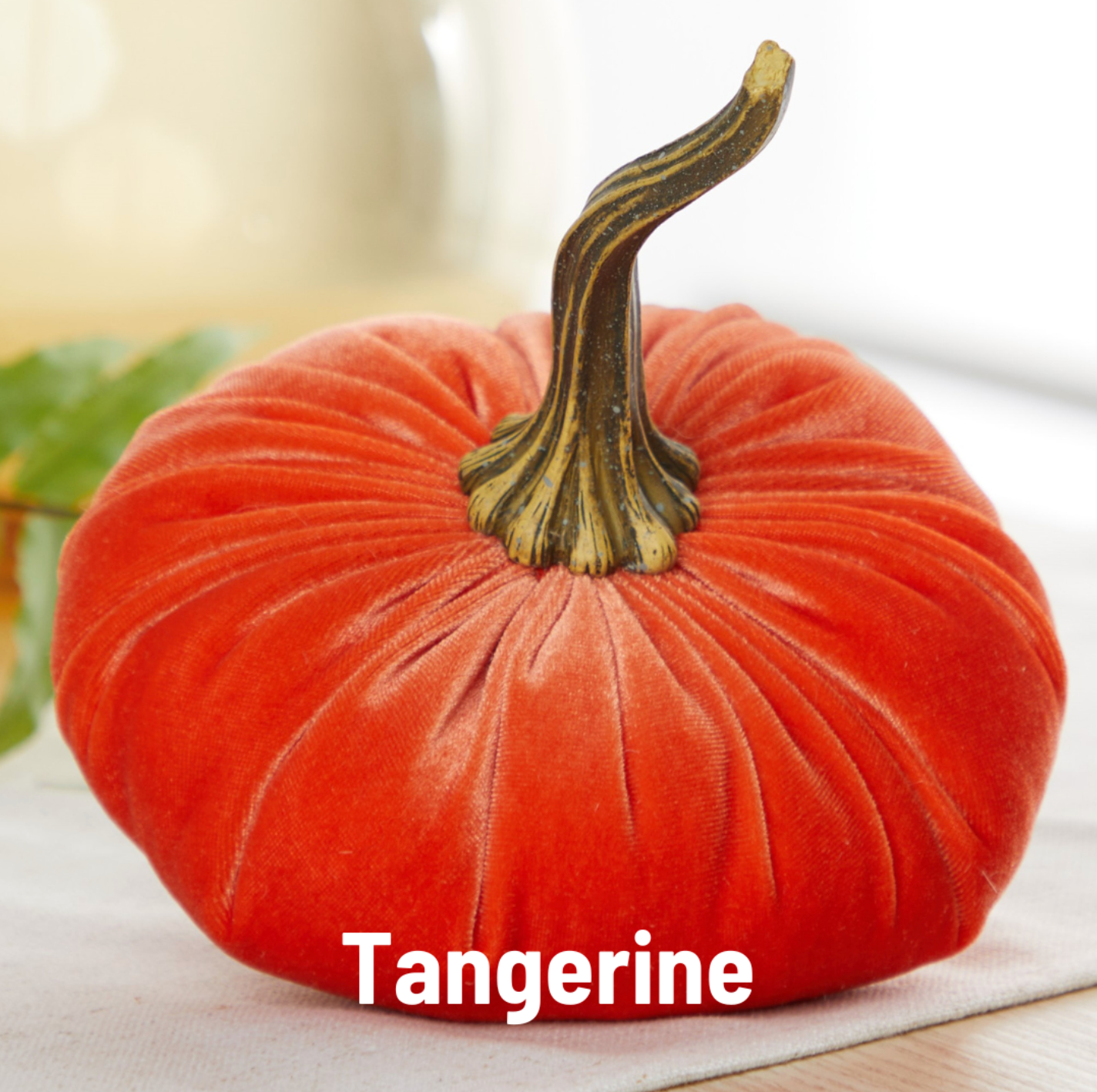 Medium Handmade Velvet Pumpkins