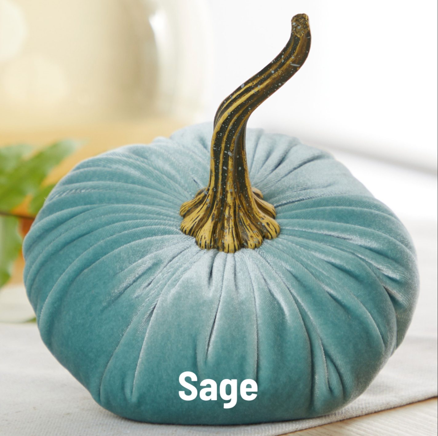 Medium Handmade Velvet Pumpkins