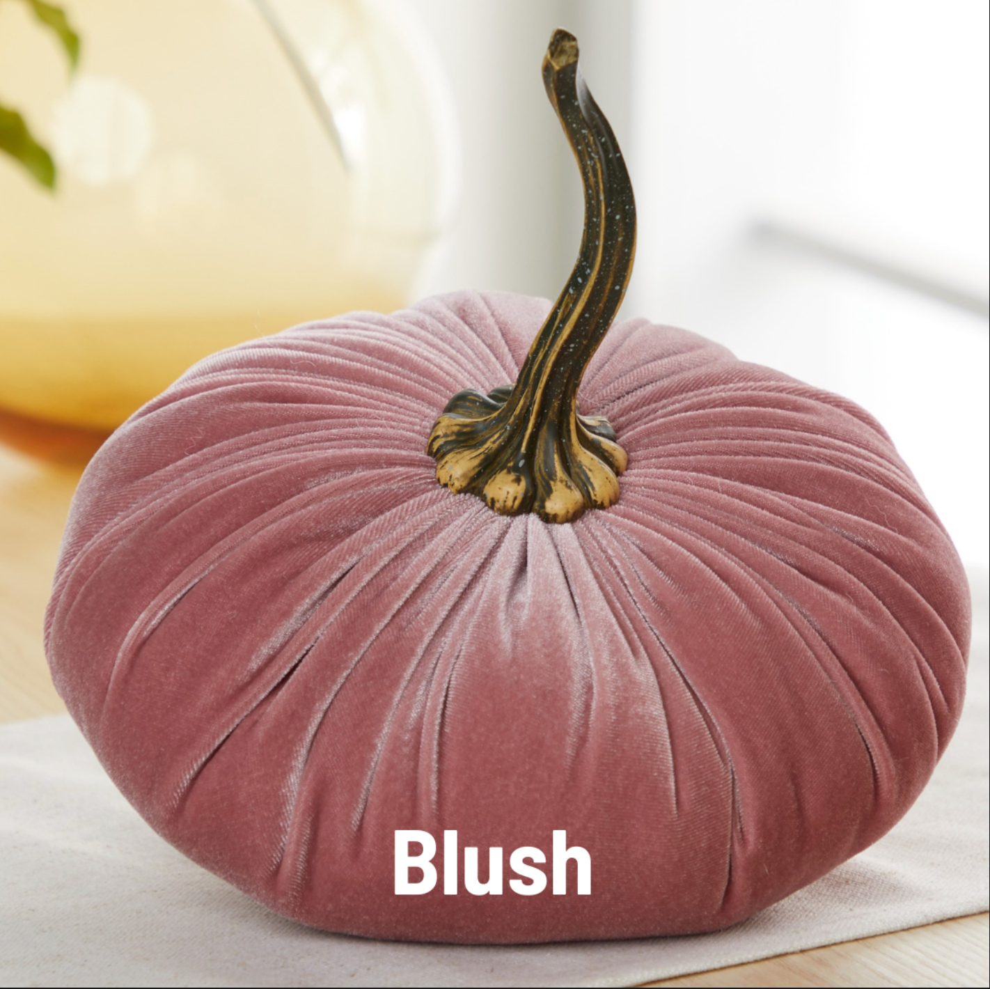 Large Handmade Velvet Pumpkins