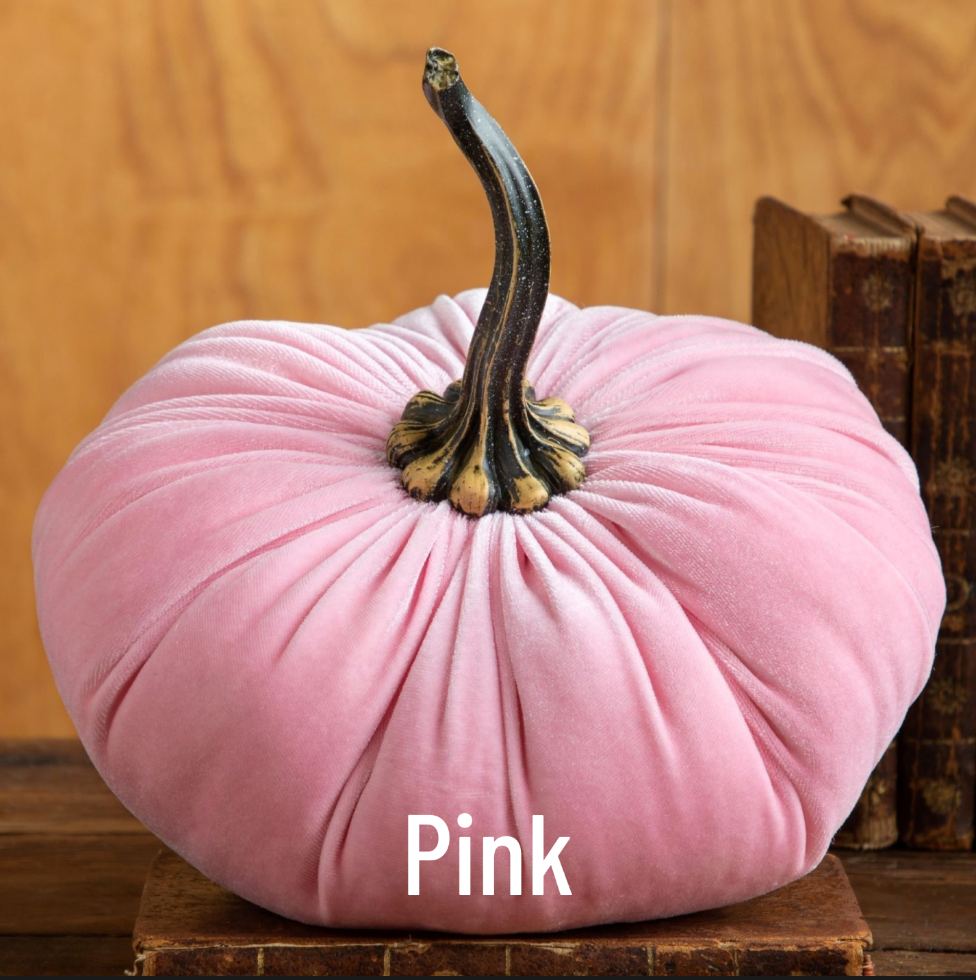 Large Handmade Velvet Pumpkins
