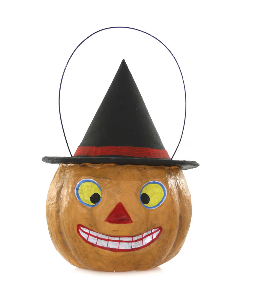 Pumpkin Witch Candy Bucket