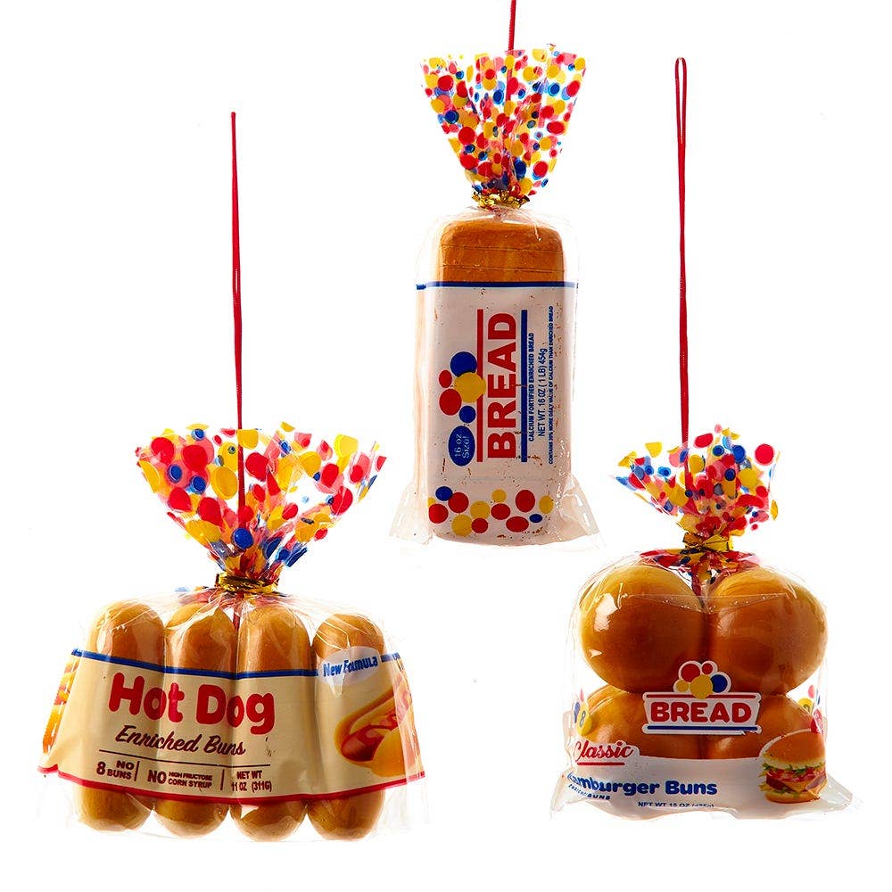 Bread/Buns In Bag Ornaments