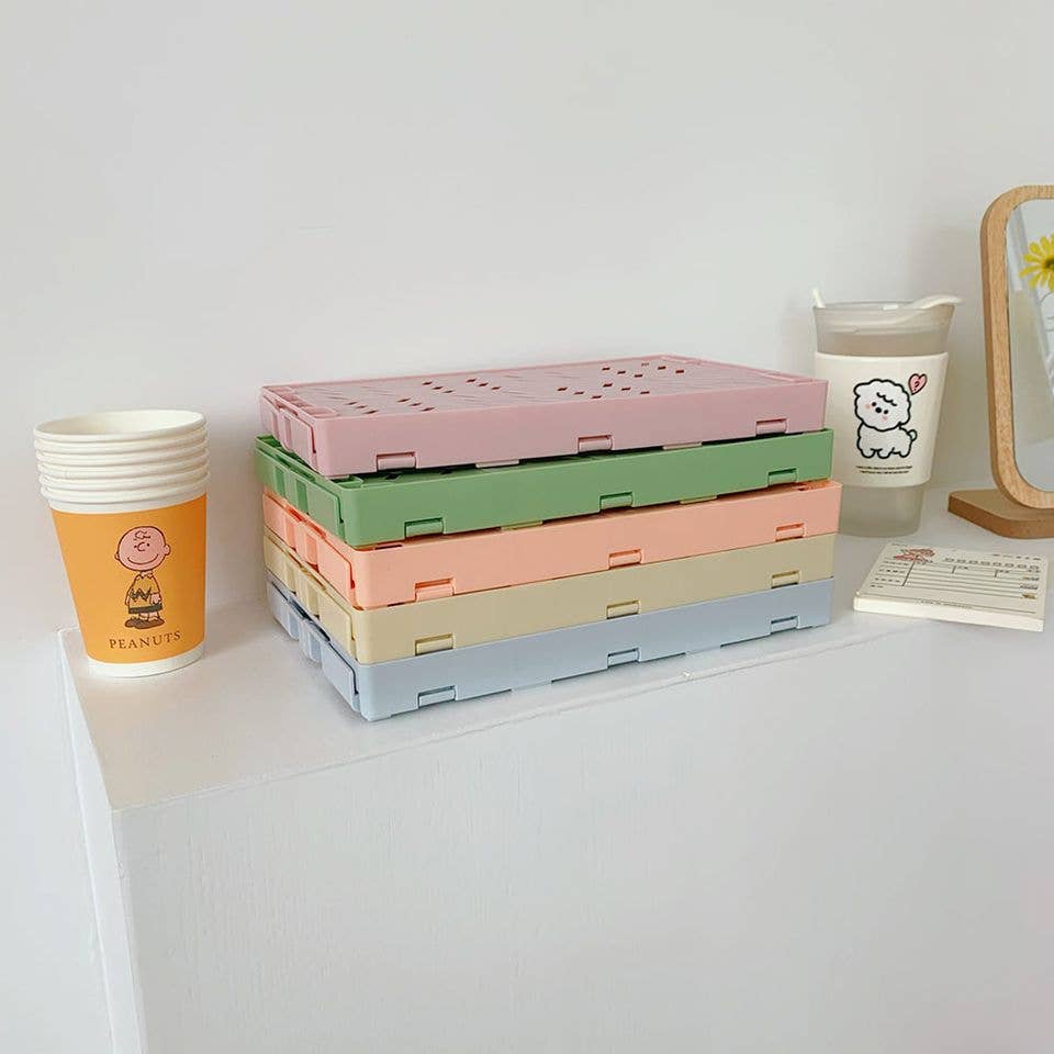 Folding Milk Crate