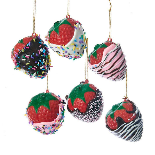 Chocolate Covered Strawberry Ornament