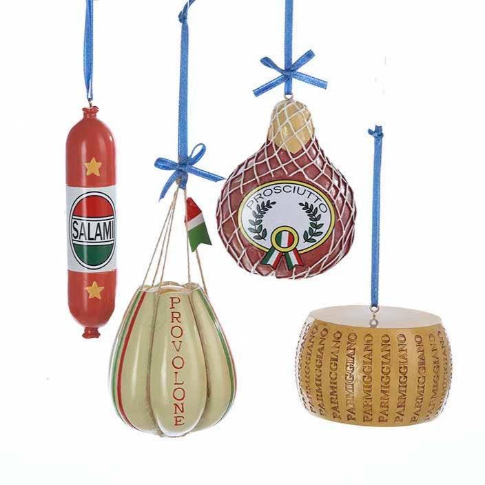 Deli Meat and Cheese Resin Food Ornaments