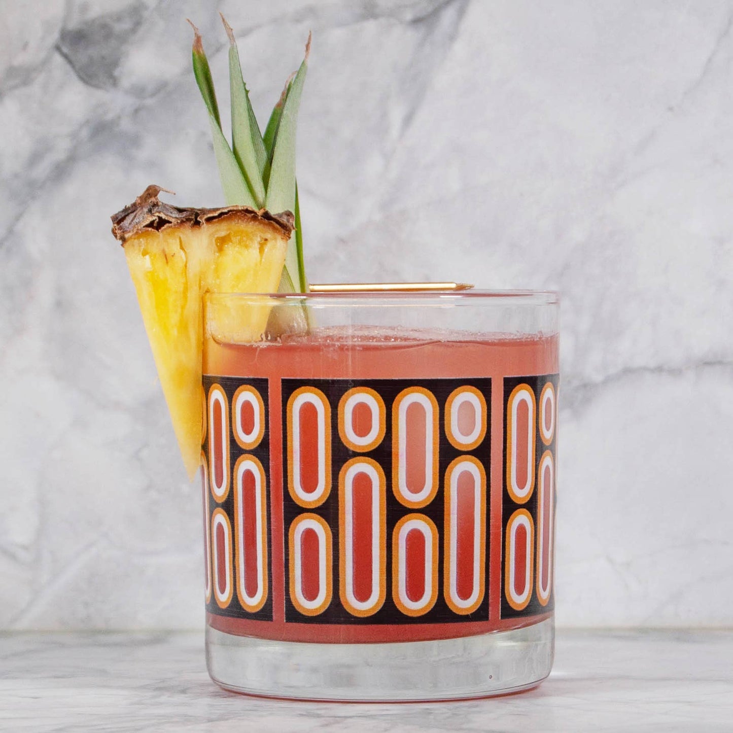 Dots & Dashes Black Rocks Glasses - PAIR