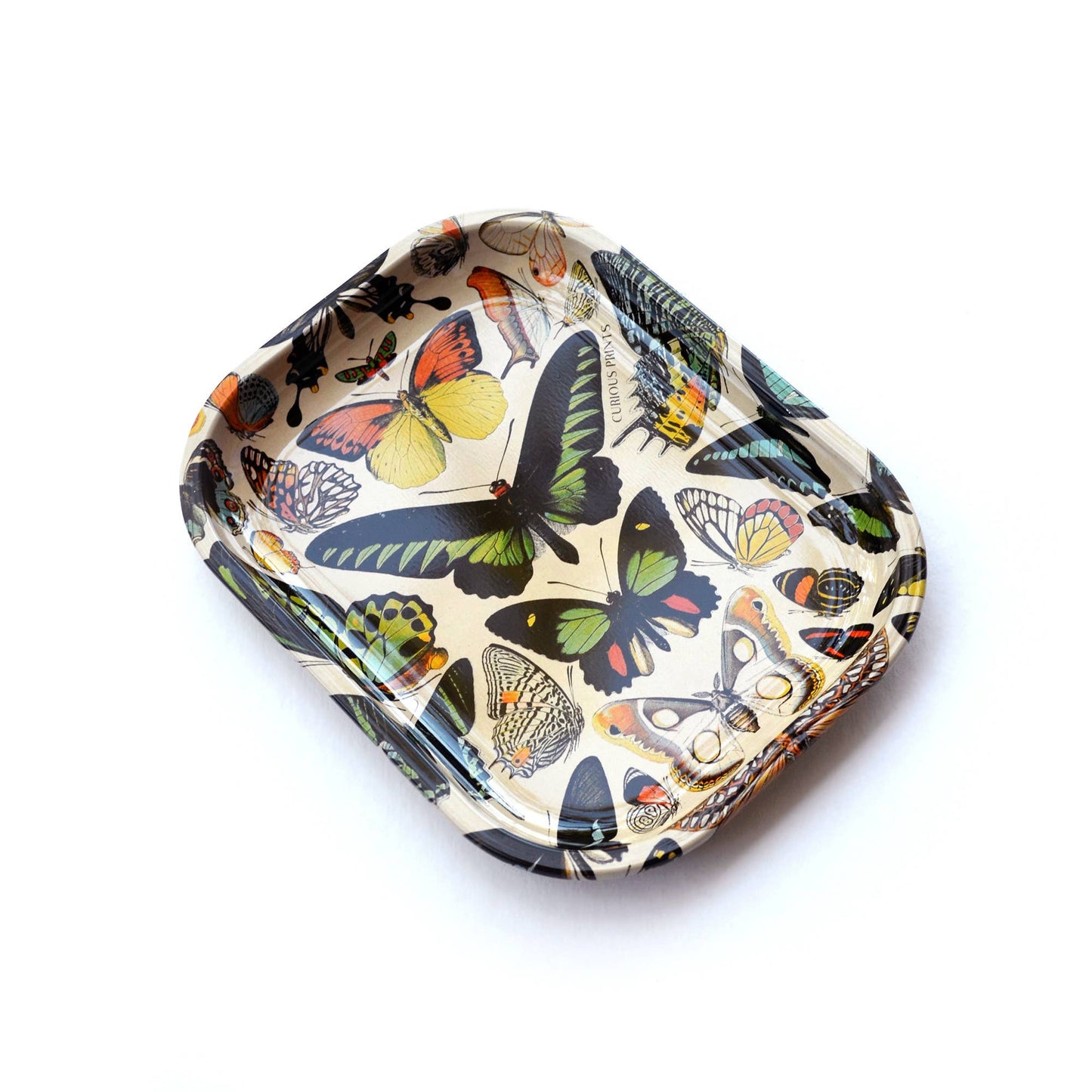 Metal Butterflies Trinket Tray